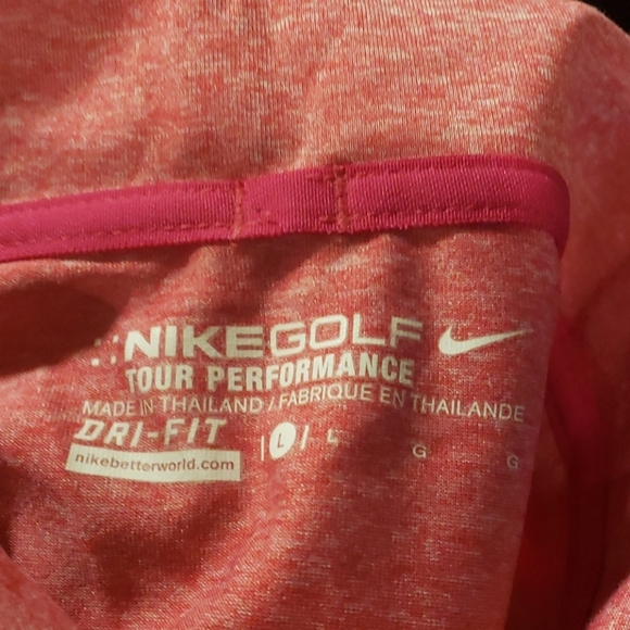 Nike pink polo reflective detailing 🔥 drifit - Picture 6 of 6